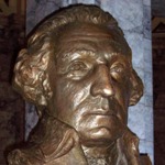 The Washington capitol's bust of Washington